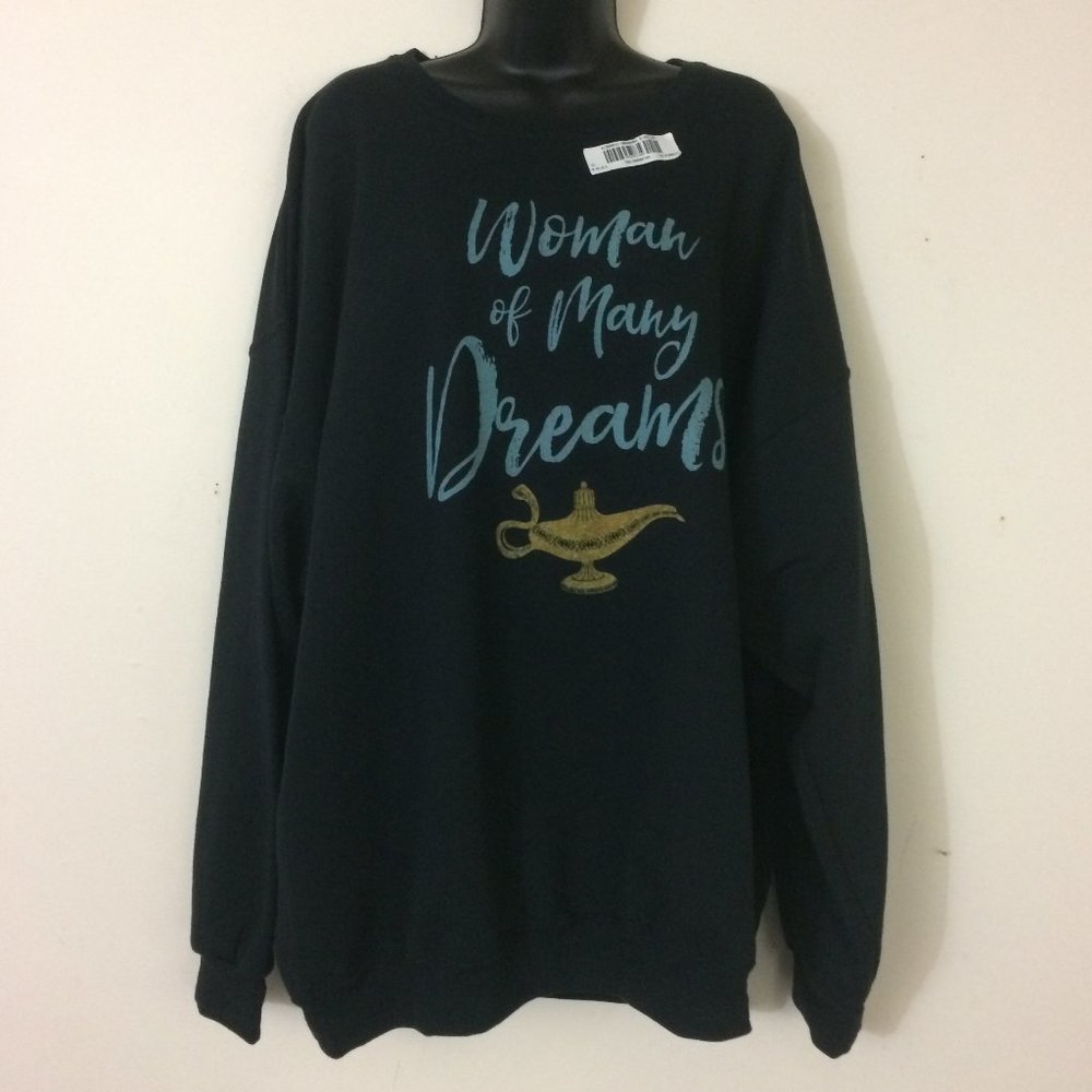 Jerzees Black Cotton Blend Sweatshirt 3X